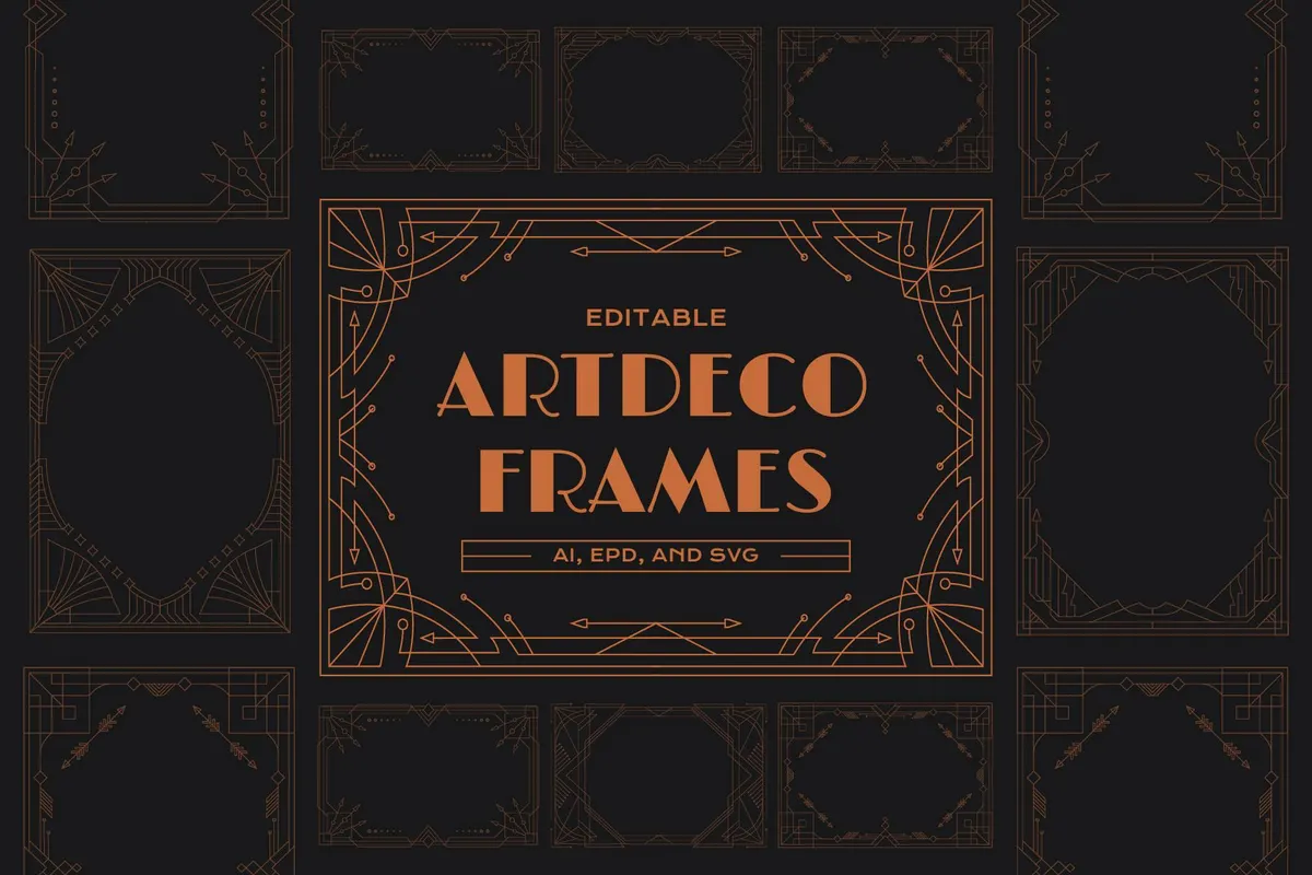 Art Deco Frames Collection