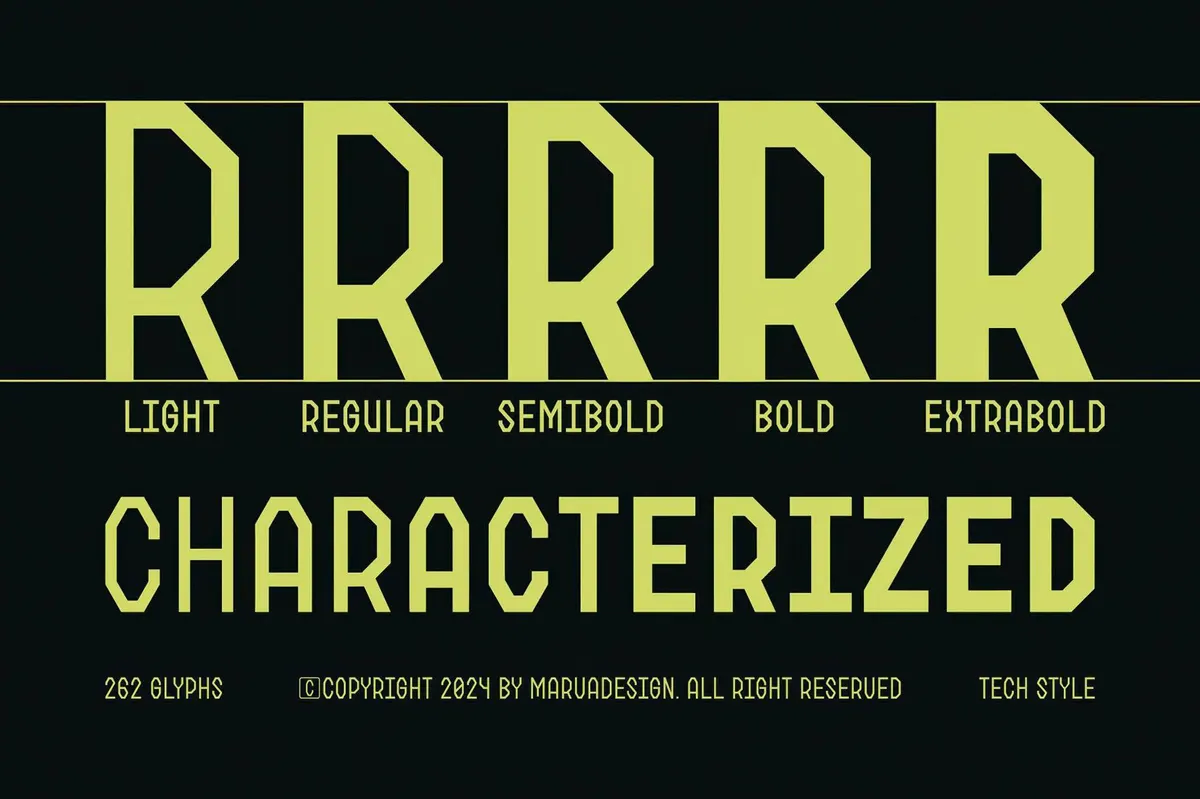 Matech Monospace Techno Font