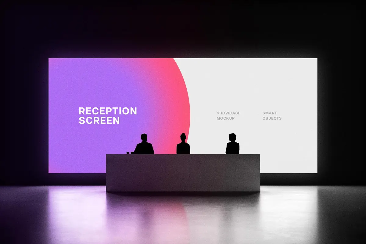 Reception Screen Mockup
