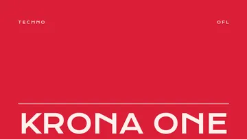 Krona One - Retro Space Font