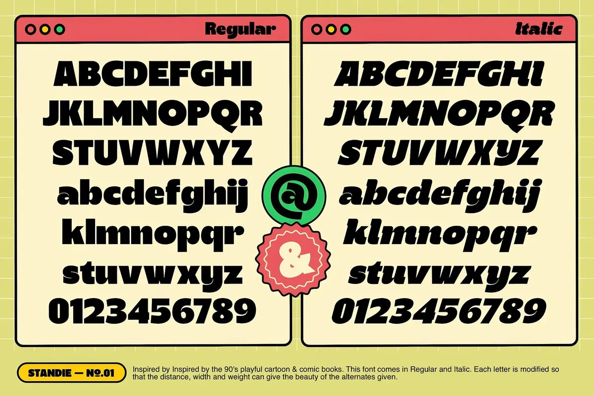Standie — Sans Display