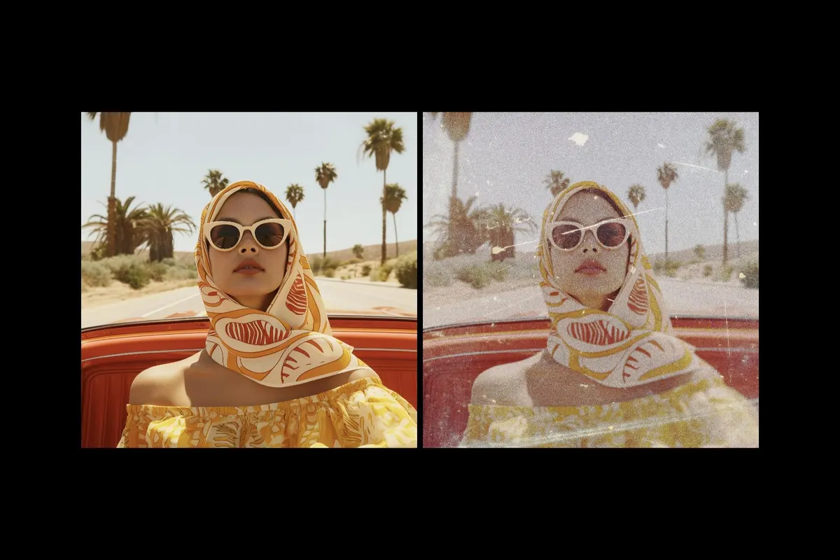 Vintage Movie Photo Effect