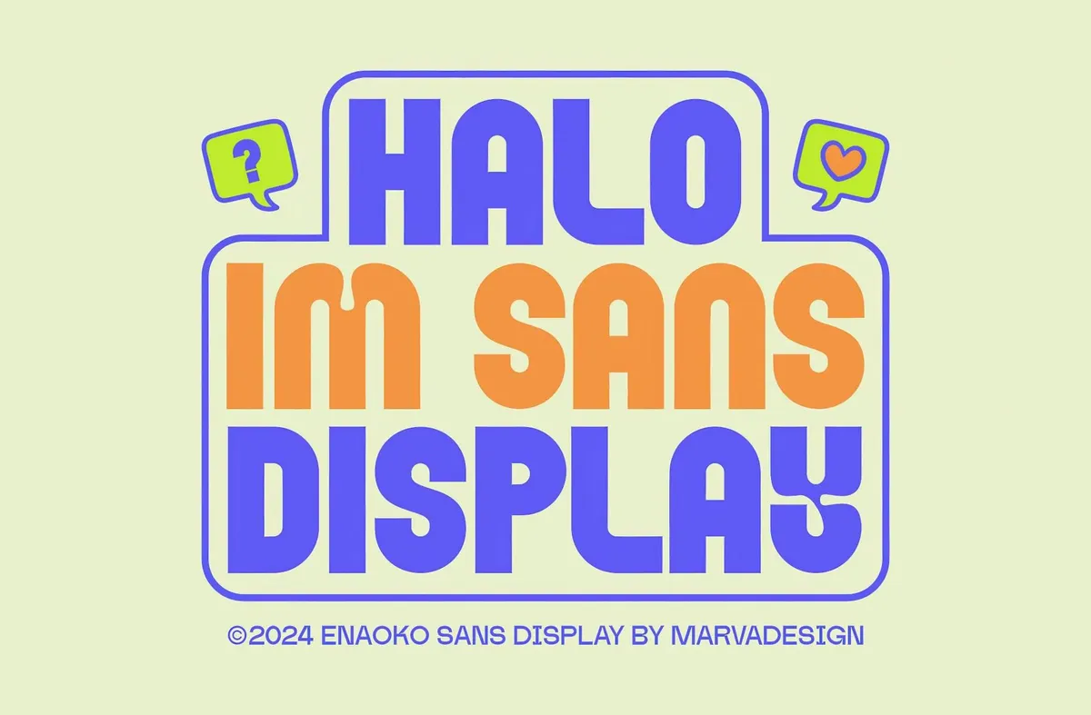 Enaoko — Display Sans Serif