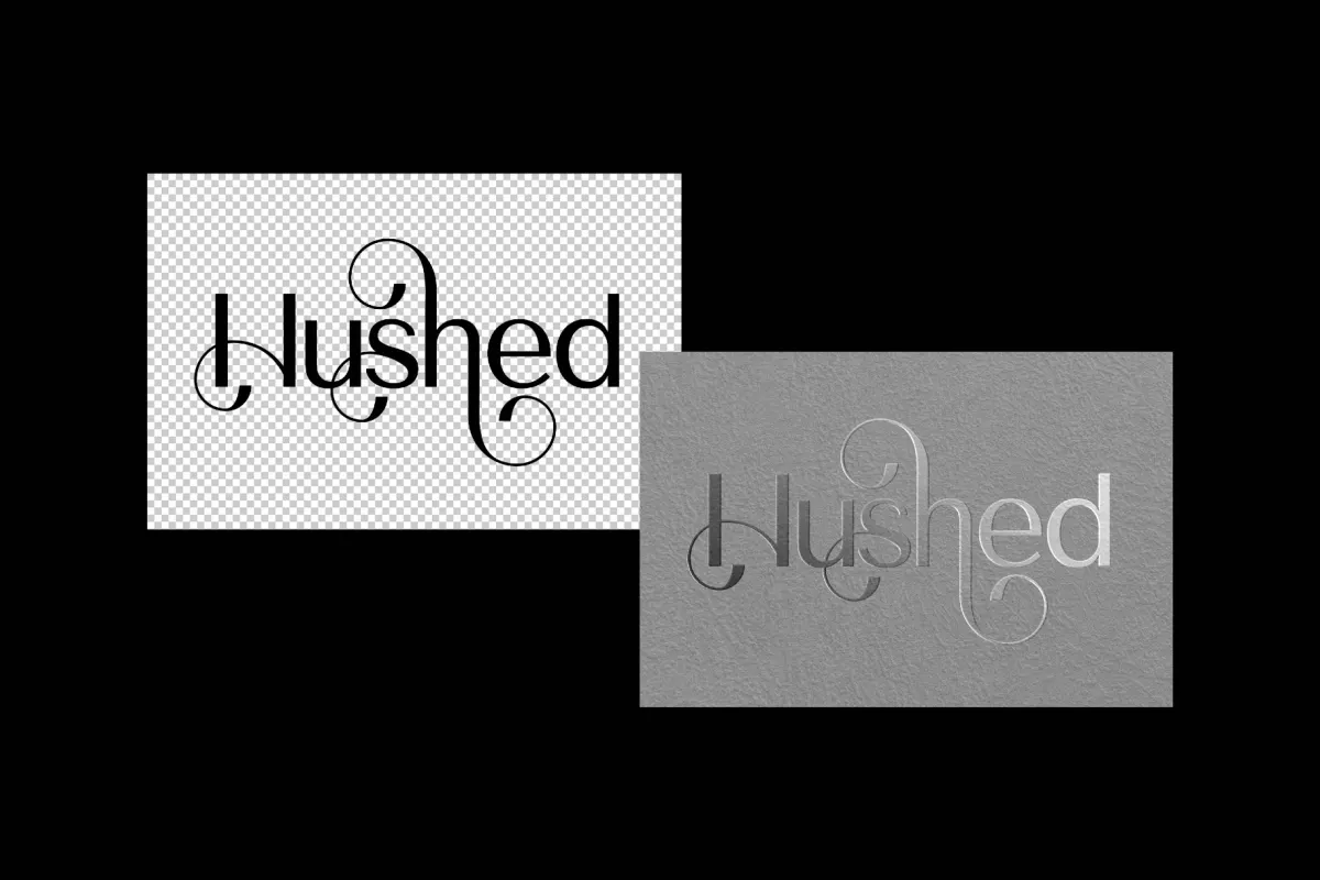 Silver Foil Mockup