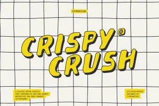 CrispyCrush - Retro Groovy Font