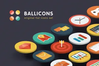 Ballicons: Flat Icons Set