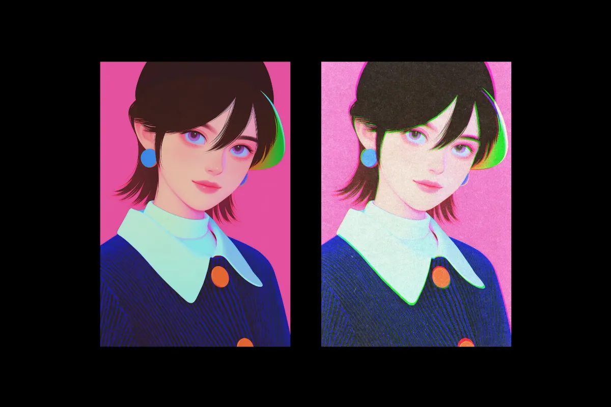 Retro Printer Effect