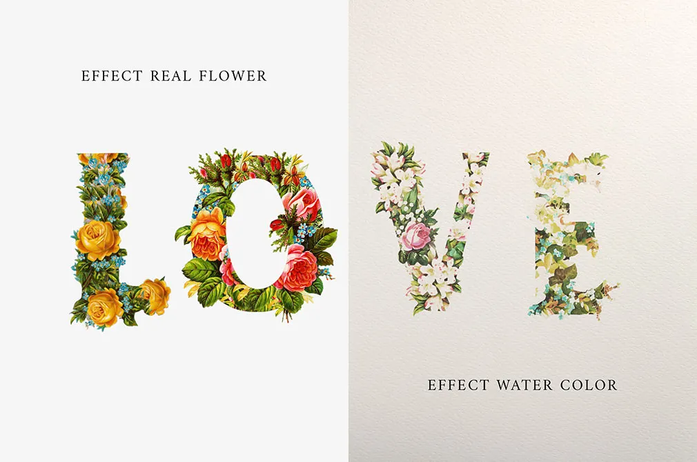 Flower Bouquet SVG Font