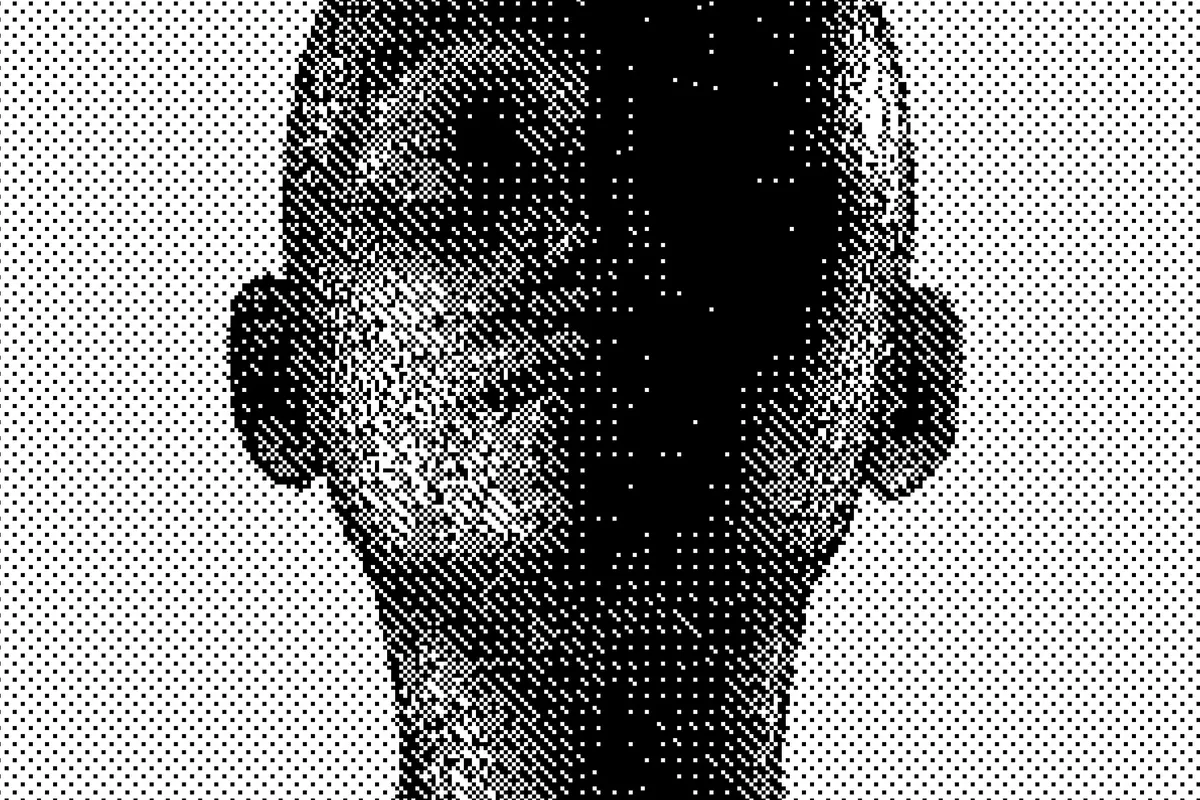 Dithering Bitmap Photo Effect