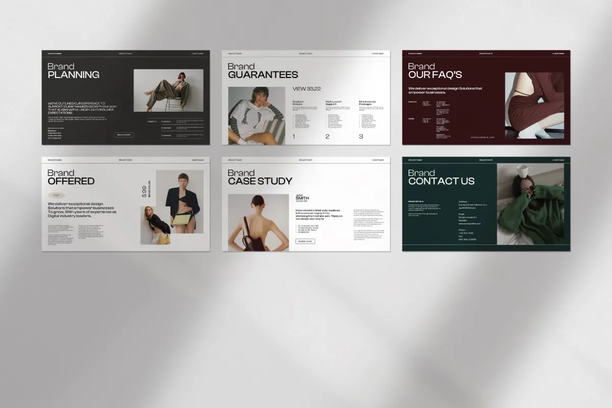 Services Guide Presentation Template
