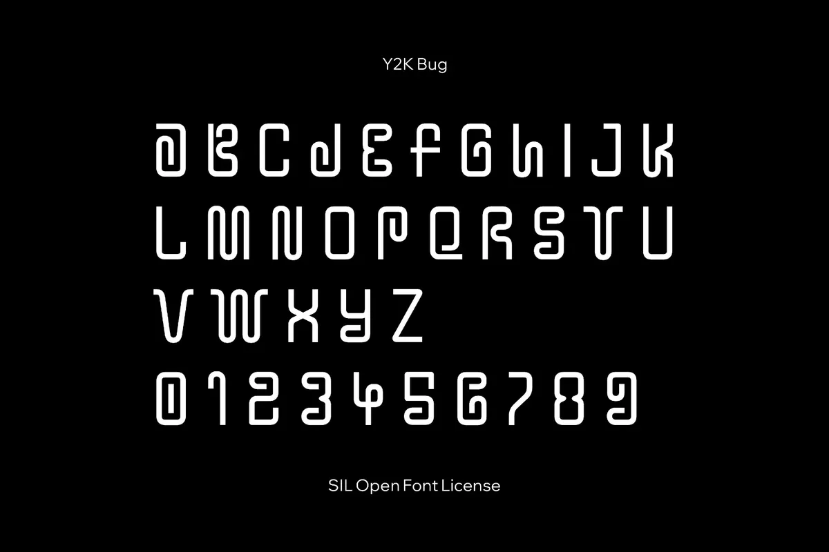 Y2K Bug Font