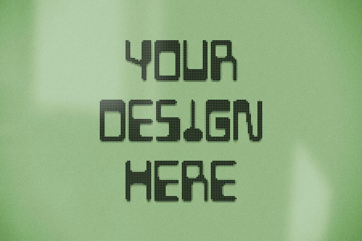LCD Text & Logo Effect