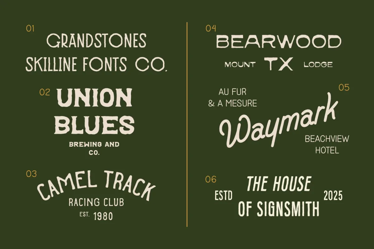 SFC Vintage Western Fonts Bundle Vol. 1