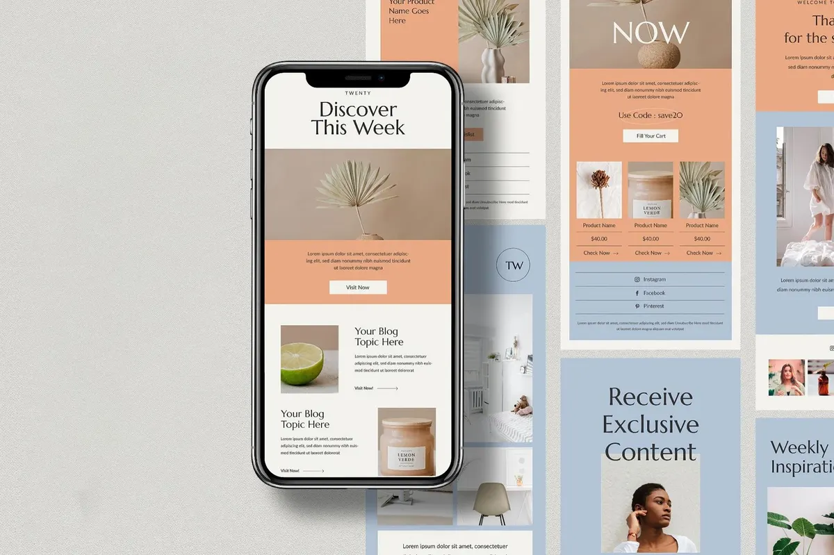 Twelve Newsletter Templates
