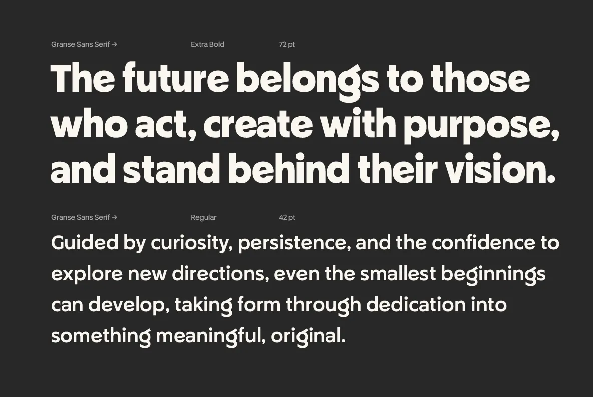 Granse - Modern Sans Serif Font