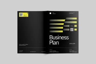 Minimalist Business Plan for Indesign Template