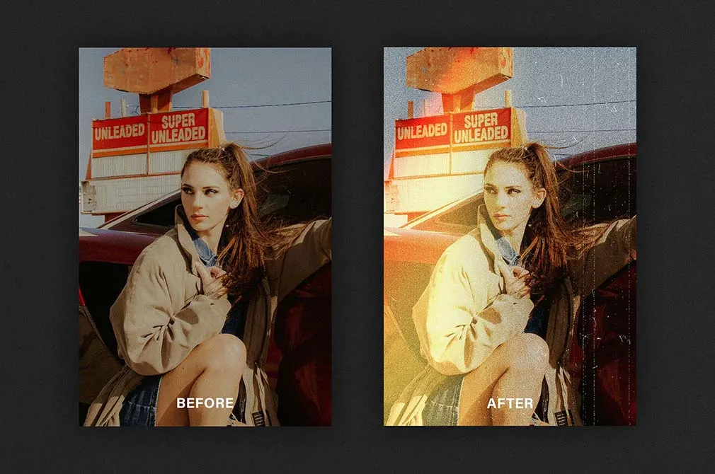 Retro Overlay Photo Effect