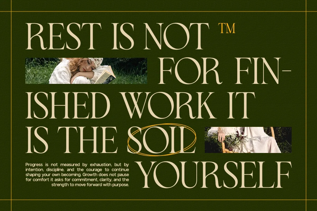 GC Begia - Modern Luxury Typeface