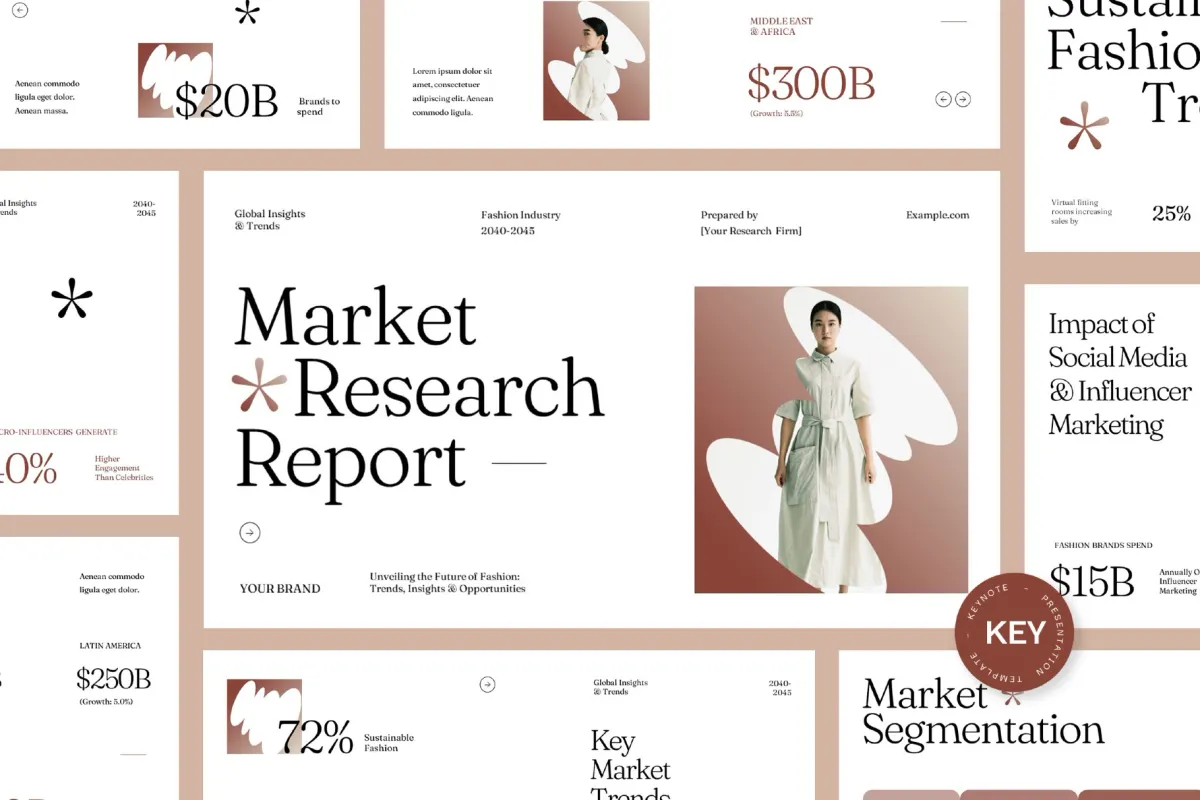 Market Research Report Keynote Template