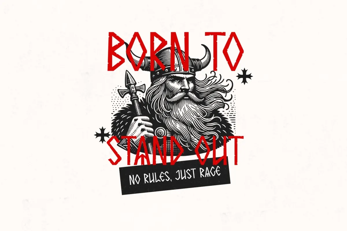 Nordic Omen - Ancient Rune Typeface