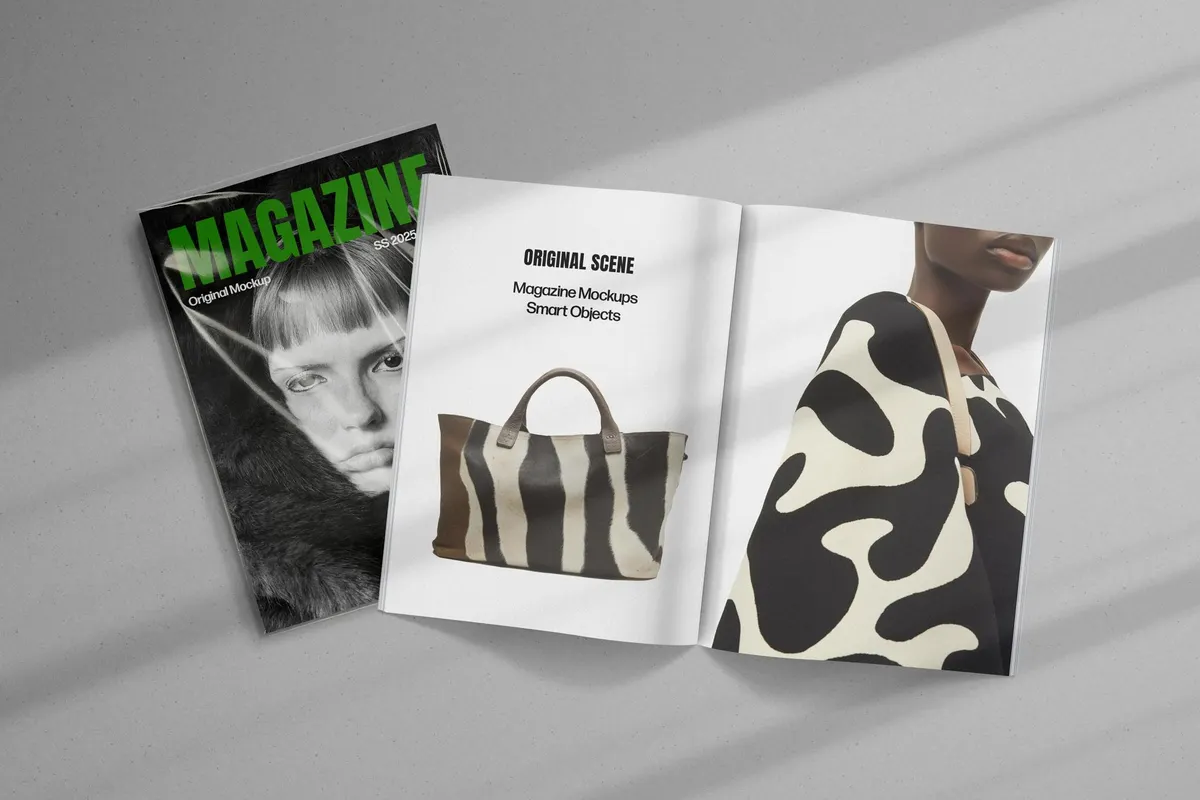 A4 Magazine Mockups