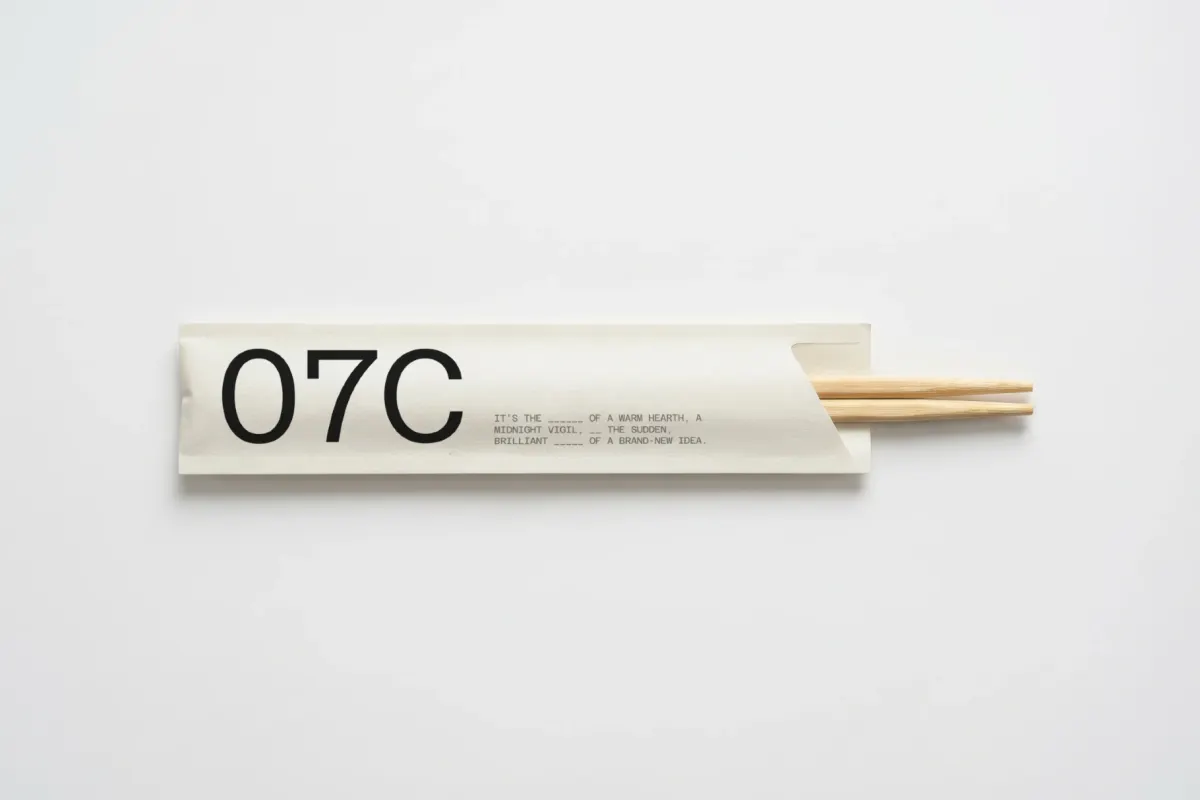 Chopstick Sleeve Mockup
