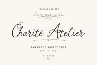 Charite Atelier - Elegant Handmade Script Font