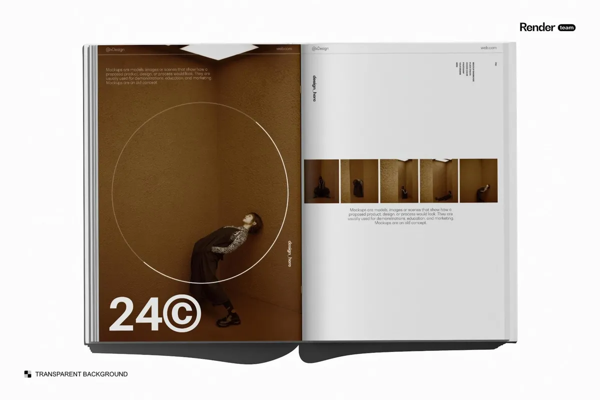 Hardcover Book Mockups Collection