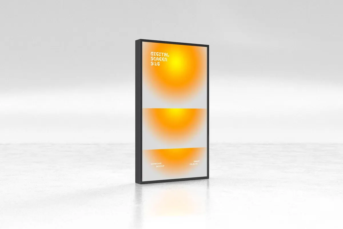 Digital Signage Screens Mockups