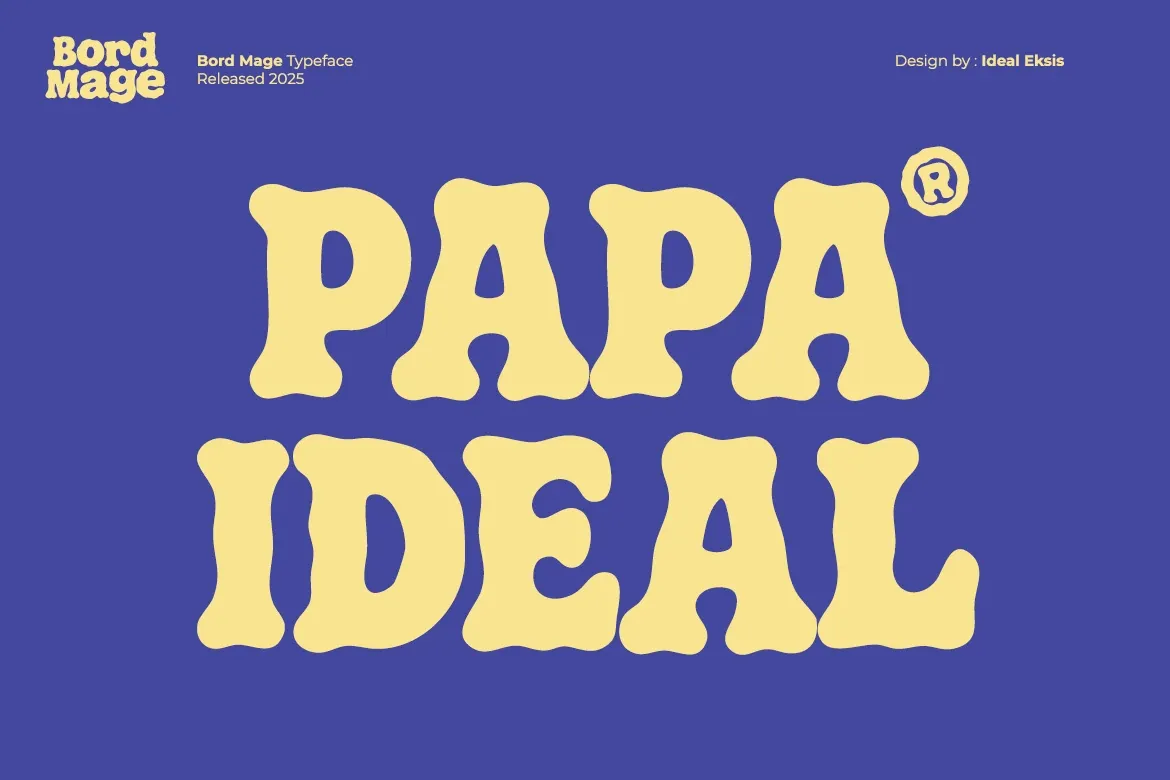 Bord Mage - Bubble Retro Display Font
