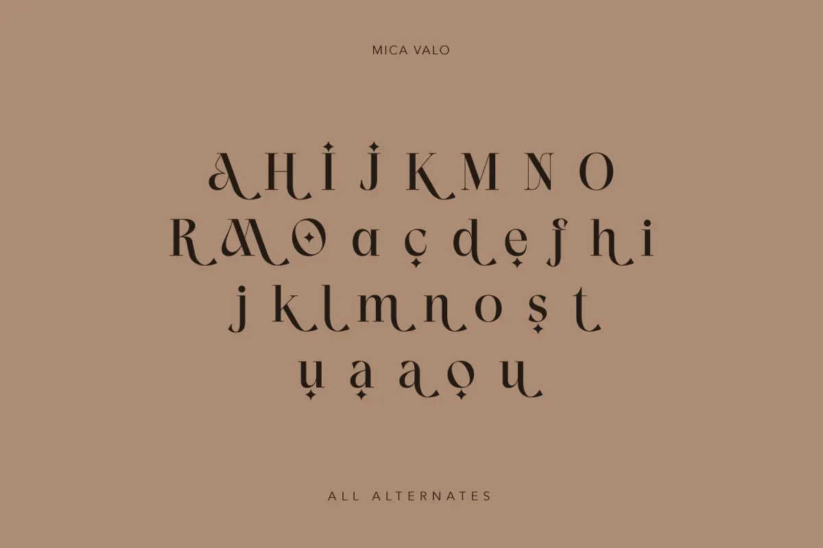 Mica Valo - Elegant Serif Display Font