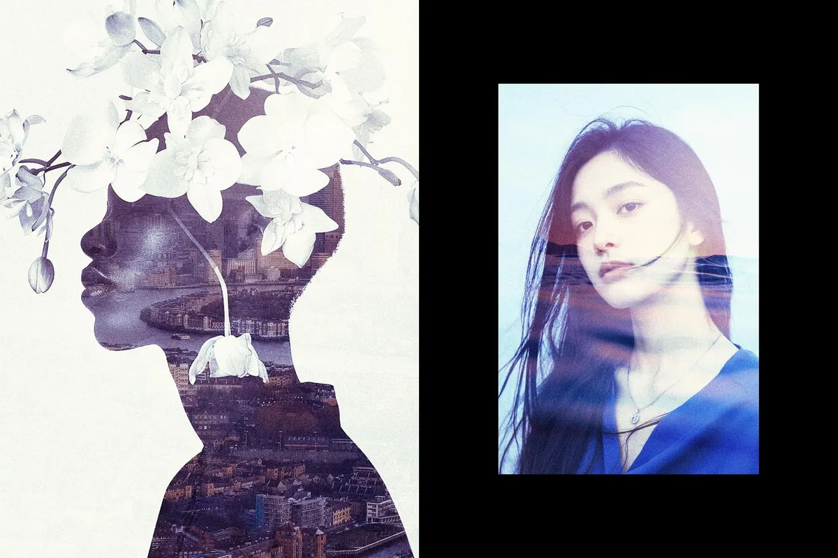 Mix Double Exposure Photo Effect