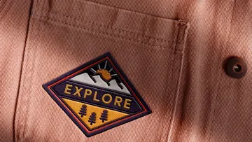 Embroidered Badge Mockup