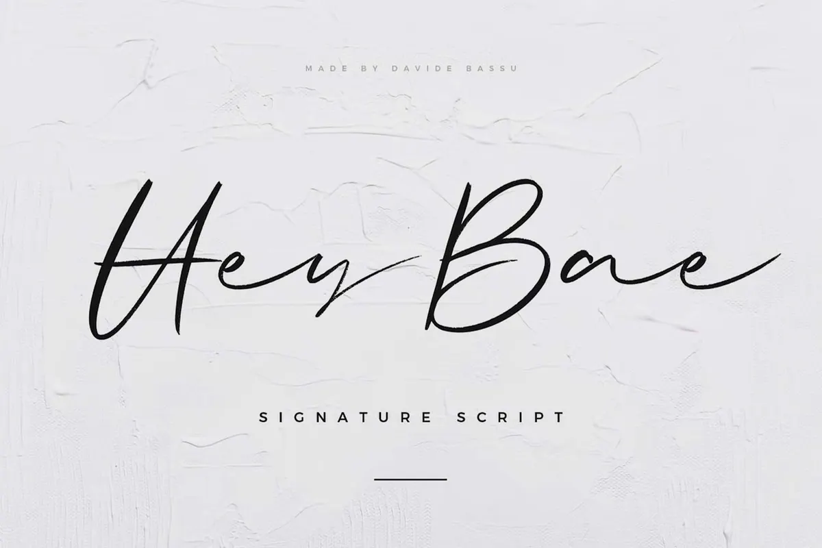 Hey Bae — Signature Script