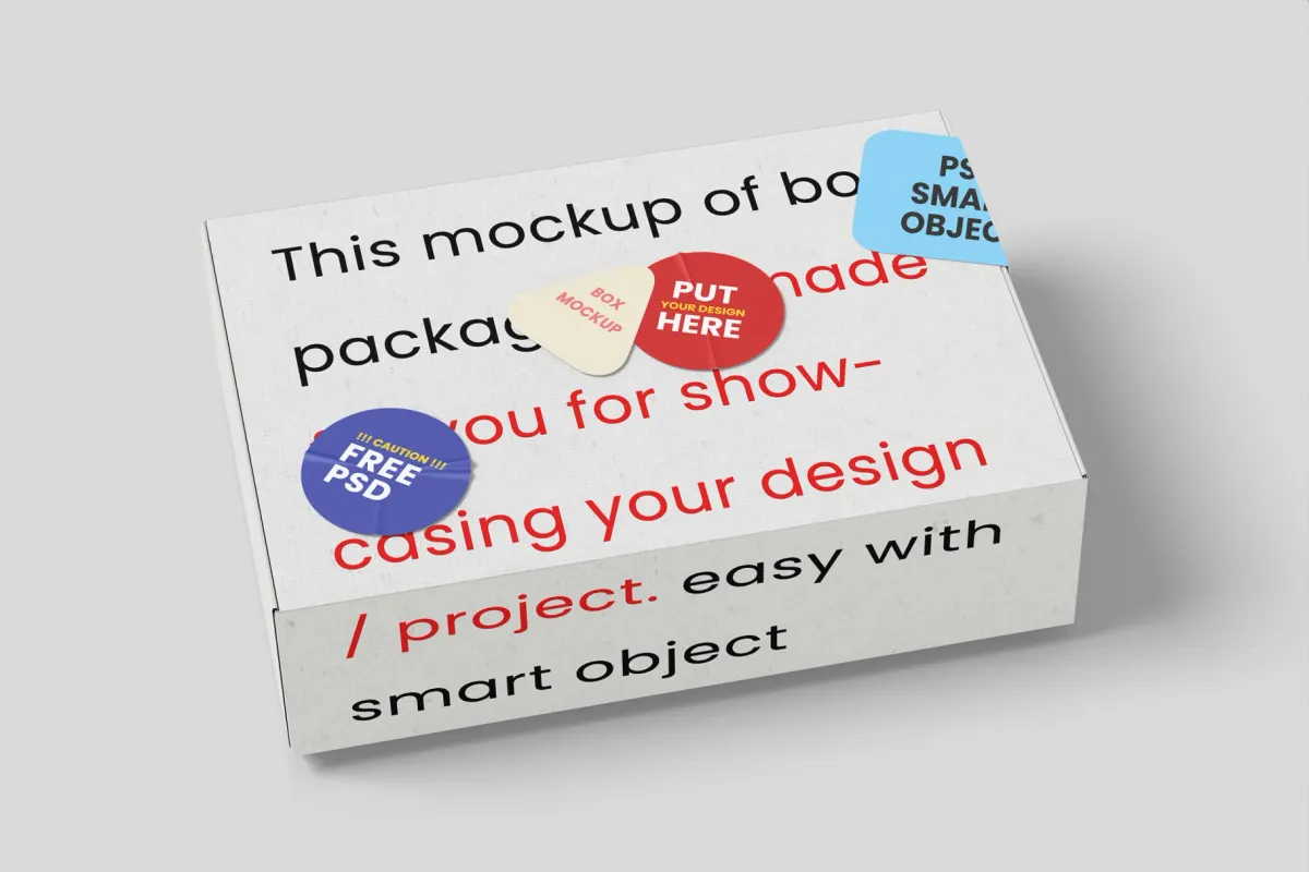 Packaging Box Mockup
