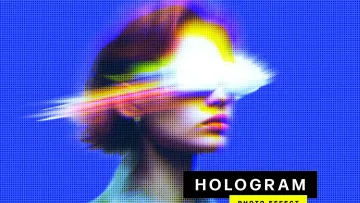 Hologram Blur Effect