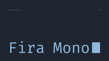 Fira Mono - Tech Sans Font