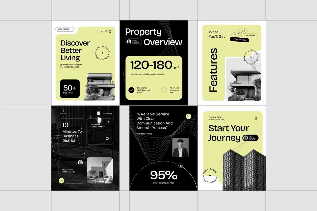 Real Estate Instagram Pack - Adobe Template