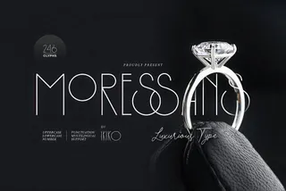 Moressans - Luxurious Font