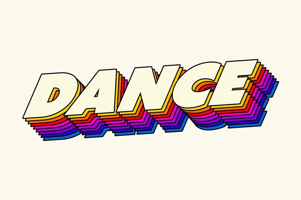 Retro Disco Text Effects