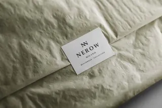 Tissue Paper & Sticker Logo Mockup
