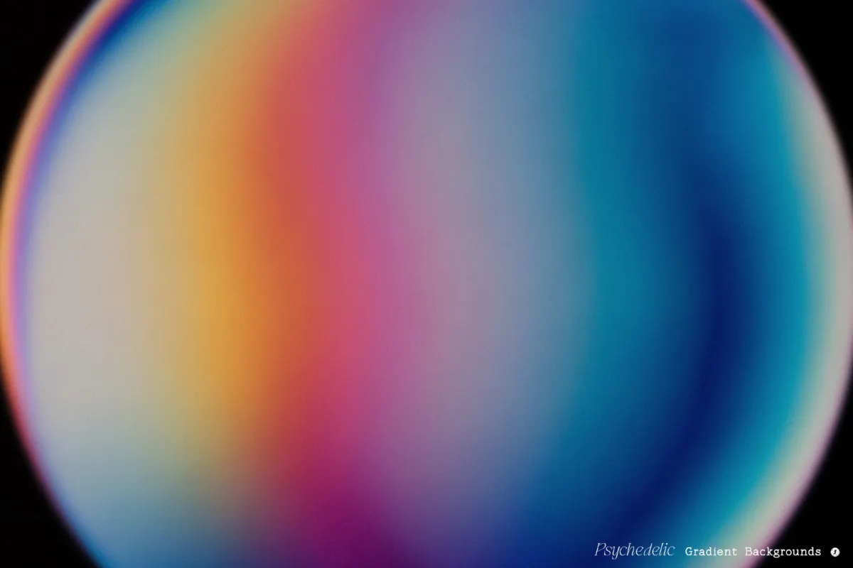 190 Psychedelic Gradient Textures