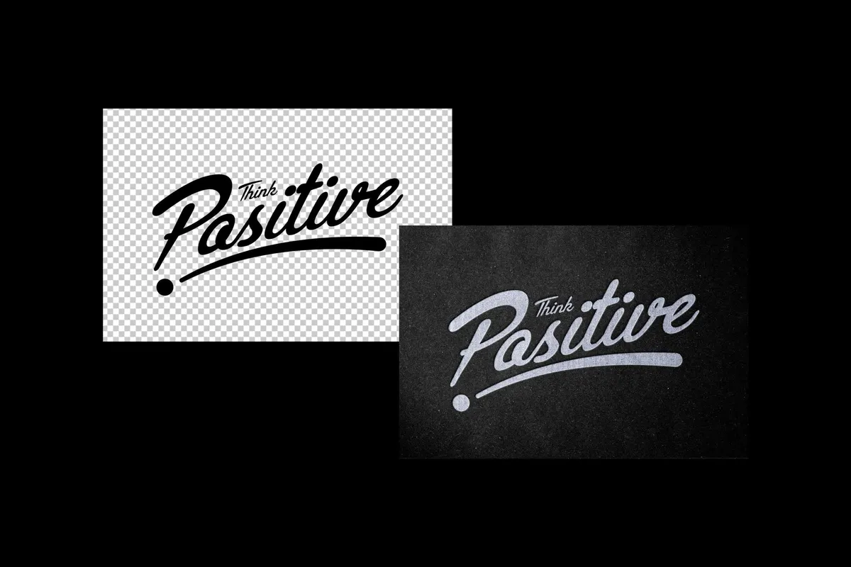 Debossed Text & Logo Effect
