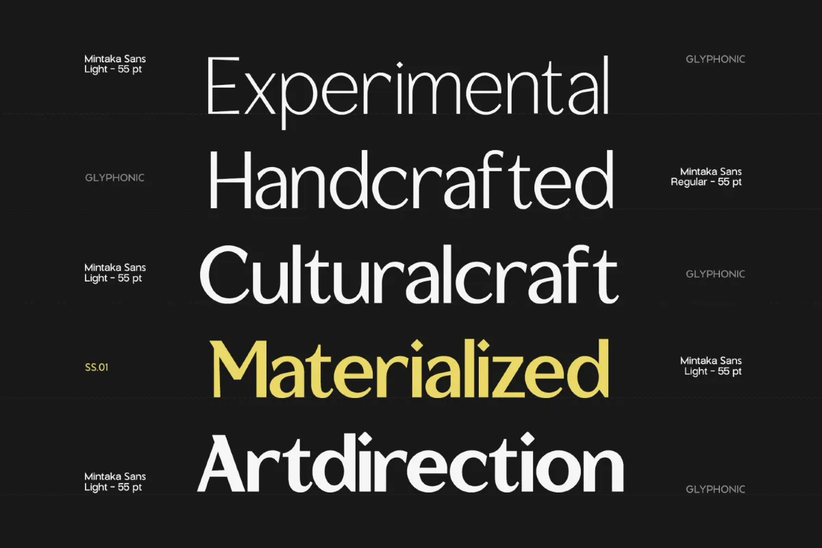GC Mintaka - Modern Geometric Sans Font