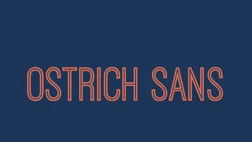 Ostrich Sans - 90s Font Family