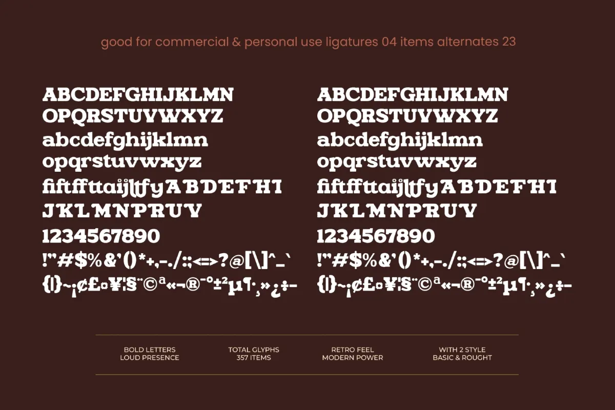 Ganttie - Bold Retro Serif Font