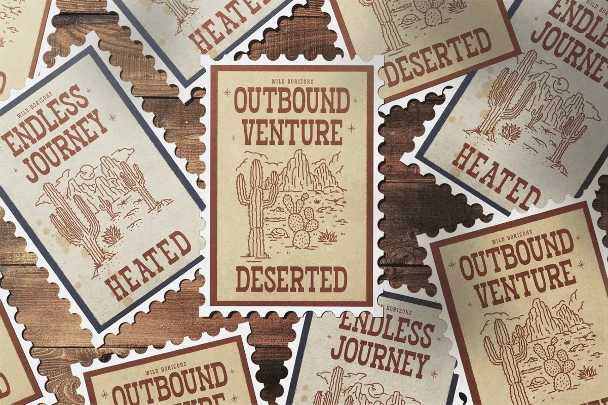 Oldridge - Bold Western Serif Font