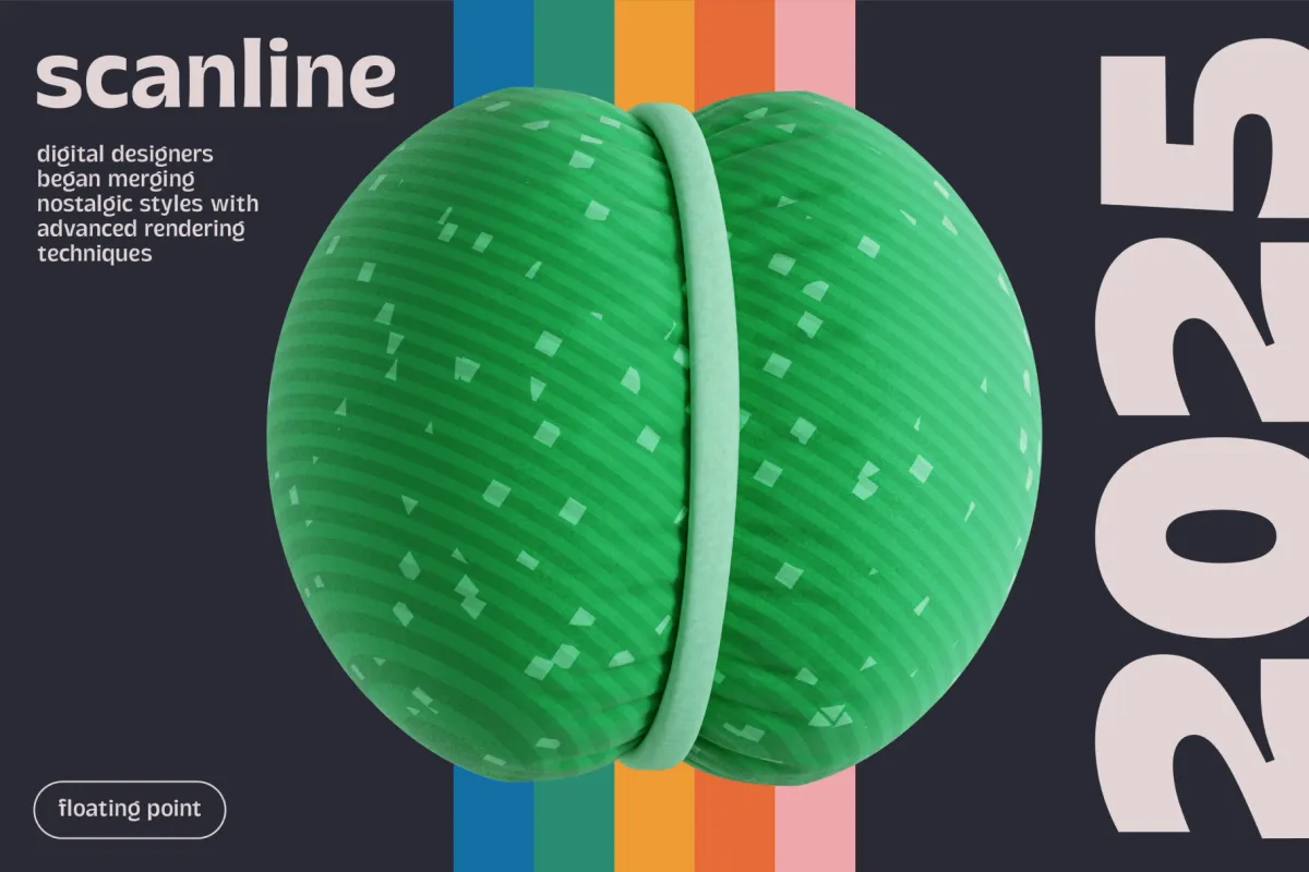 Inflated Abstract 3D Colorful Shapes