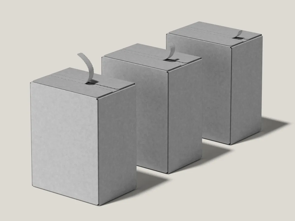Cardboard Box Mockup