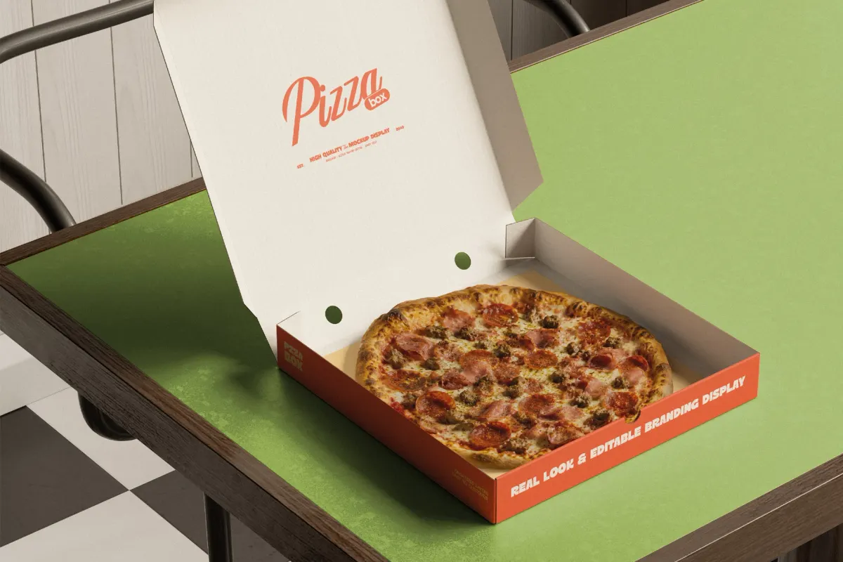 Pizza Box Mockup